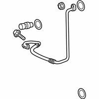 OEM 2014 GMC Sierra 2500 HD Front AC Hose - 22759497