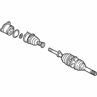 OEM 2004 Chevrolet Tracker Front Wheel Drive Shaft (Lh) - 30024184