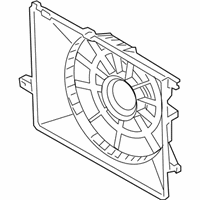 OEM Hyundai Santa Fe SHROUD-Radiator - 25350-B8800