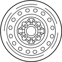 OEM 2000 Nissan Sentra Wheel Assy-Disk - 40300-4Z00002