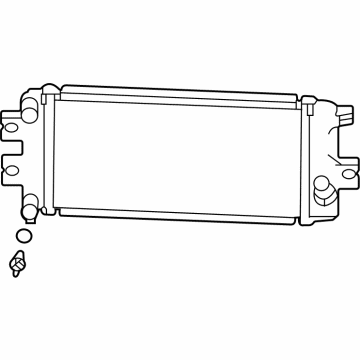 OEM 2022 Acura TLX SUB-RADIATOR - 19080-6S9-A01