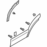 OEM Kia GARNISH Assembly Rear LH - 877503E001XX