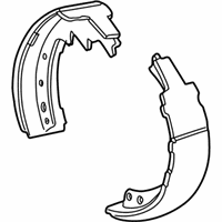 OEM Dodge Caravan Shoe Kit-Drum - 4723367AB