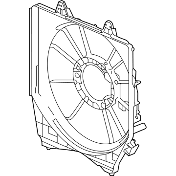 OEM 2020 Honda Accord Shroud, Air Conditioner - 38615-6A0-A01