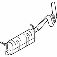 OEM 2010 Ford F-250 Super Duty Muffler - 7C3Z-5230-B