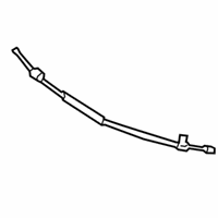 OEM 2018 Chevrolet Spark Control Cable - 95388253