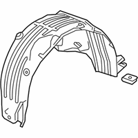 OEM Honda HR-V Fender, Right Rear (Inner) - 74552-T7W-K01