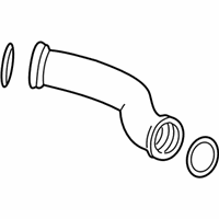 OEM 2005 Pontiac Grand Am Radiator Coolant Outlet Hose (Lower) - 24447273