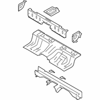 OEM 2020 Ford Ranger Rear Floor Pan - KB3Z-2110020-A