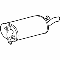OEM 1999 Toyota Camry Exhaust Tail Pipe Assembly - 17440-03011
