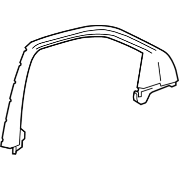 OEM 2021 GMC Yukon Window Molding - 84225781