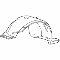 OEM 2006 Ford Ranger Fender Liner - 7L5Z-16055-A