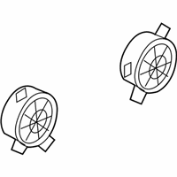 OEM 2012 Chevrolet Tahoe Fan Motor - 20897350