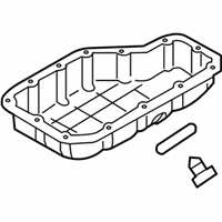 OEM 2016 Hyundai Genesis Coupe Pan Assembly-Engine Oil, Lower - 21510-3C701