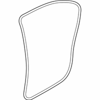 OEM BMW 535i Seal, Door, Rear - 51-76-7-182-287