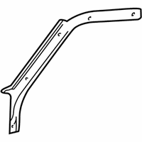 OEM Ford Ranger Weatherstrip Pillar Trim - 3L5Z-1003598-BAE