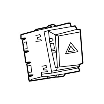 OEM 2022 Lexus NX450h+ SWITCH, HAZARD WARNI - 84332-78010