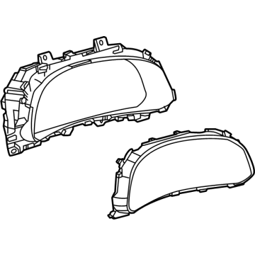 OEM 2022 Lexus NX450h+ Instrument Cluster - 8380078F20