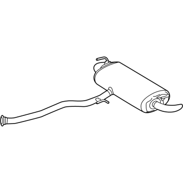 OEM 2022 Lexus NX350 PIPE ASSY, EXHAUST T - 17430-25290