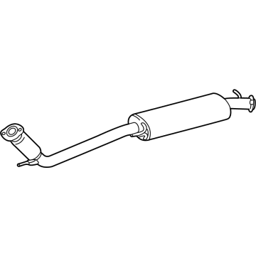 OEM Lexus NX350 PIPE ASSY, EXHAUST - 17410-25410