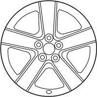 OEM 2011 Hyundai Veracruz Wheel Rim - 52910-3J250