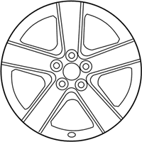 OEM 2012 Hyundai Veracruz Original Wheel Rim - 52910-3J450