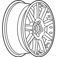 OEM 2010 Cadillac STS Wheel, Alloy - 9598107