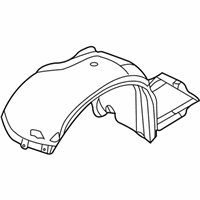 OEM 2004 BMW 330xi Cover, Wheel Housing, Front Left - 51-71-7-039-677