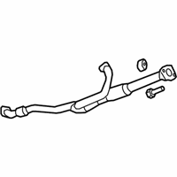 OEM 2008 Saturn Outlook Exhaust Flexible Pipe Assembly - 25827250