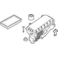 OEM BMW 760Li Intake Silencer Right - 13-71-7-593-190