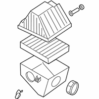 OEM Nissan Frontier Air Cleaner Assembly - 16500-9Z005