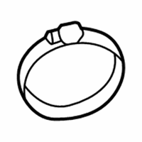 OEM 2002 Infiniti G20 Clamp-Hose - 14464-04U2B