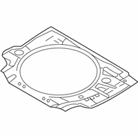 OEM Saturn Astra Panel, Rear Floor - 13129790