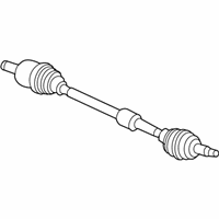 OEM 2009 Dodge Caliber Axle Half Shaft - 5105658AF