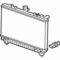 OEM 2010 Chevrolet Camaro Radiator - 92218352