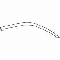 OEM 2013 Toyota Camry Upper Molding - 75763-06090