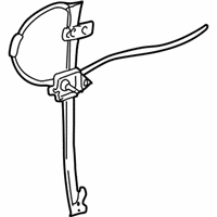 OEM 2006 Jeep Liberty Rear Door Window Regulator - 68059647AA