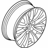 OEM Lincoln MKX Wheel, Alloy - FA1Z-1007-C