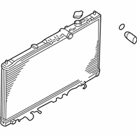 OEM 2002 Chrysler Sebring Engine Cooling Radiator - MR373104