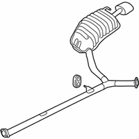 OEM Hyundai Tail With Muffler Pipe, Right - 28711-3Q420