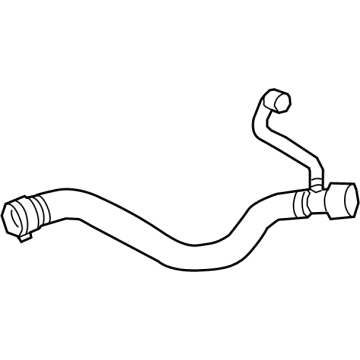 OEM 2022 BMW 330e xDrive HOSE RADIATOR-WATER PUMP - 17-12-8-654-823