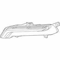 OEM 2018 Chevrolet Impala Daytime Run Lamp - 22931248