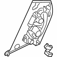 OEM 2022 Honda HR-V Handle Assembly, Right Rear Door (Outer) - 72640-T7W-A01