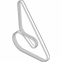 OEM 2016 BMW M5 Ribbed V-Belt - 11-28-7-843-246
