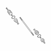 OEM 2021 Honda CR-V Driveshaft Assembly, Passenger Side - 42310-TLA-A01