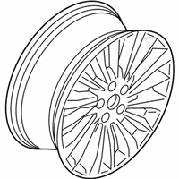 OEM 2019 Lincoln Nautilus Wheel, Alloy - KA1Z-1007-B