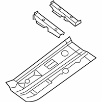 OEM 2012 Nissan Rogue Floor Front - G4320-1VKMA