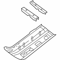 OEM 2012 Nissan Rogue Floor Front - G4321-1VKMA