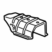 OEM Pontiac GTO Shield-Exhaust Muffler Rear Heat - 92157202