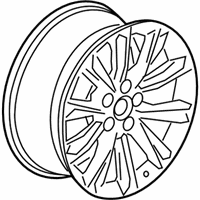 OEM 2019 Cadillac XTS Wheel, Alloy - 23372451